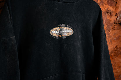 Shorebirds Black Leopard Hoodie